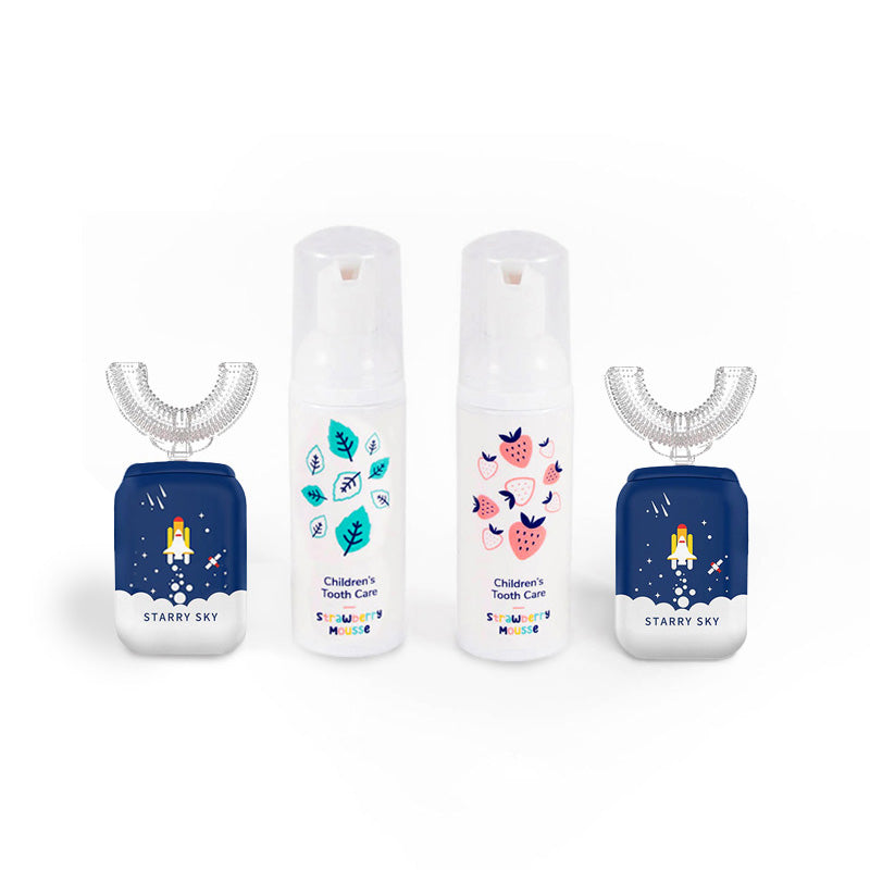 Családi Belli Denti® szett - 2x elektromos fogkefe és 2x habzó fogkrém