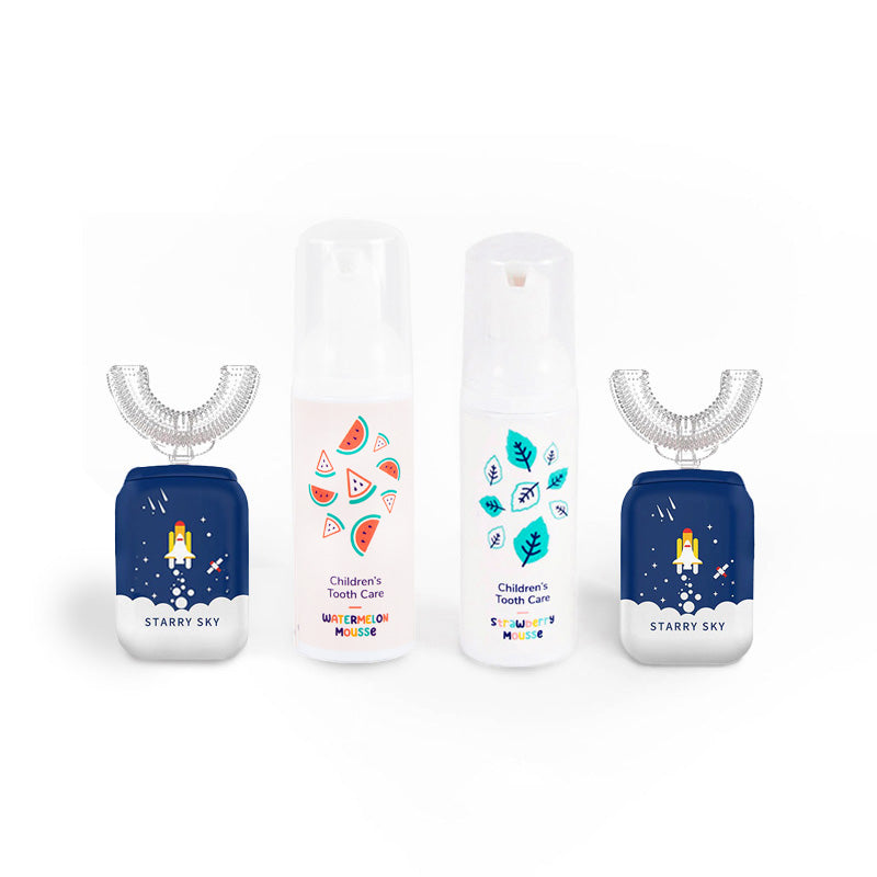 Családi Belli Denti® szett - 2x elektromos fogkefe és 2x habzó fogkrém