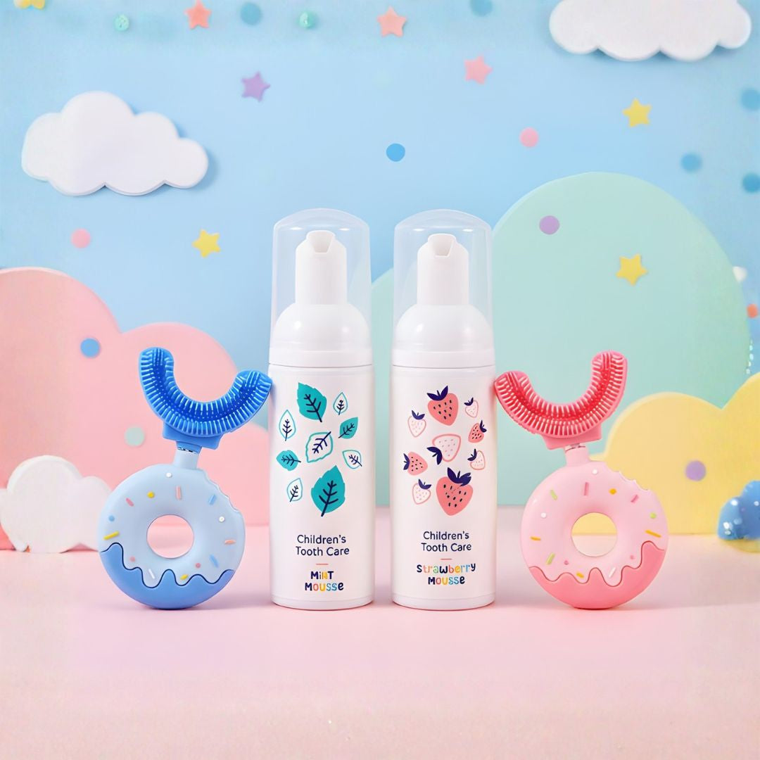 Belli Denti® Szett - 2x Fogkefe és 2x Habzó Fogkrém